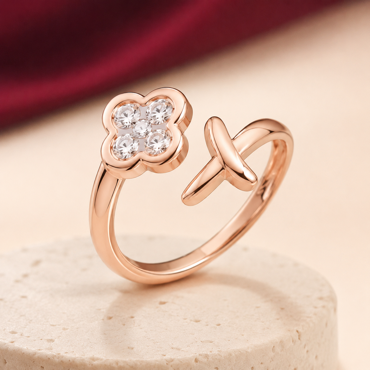 ELVARA™ Serenity Adjustable Ring