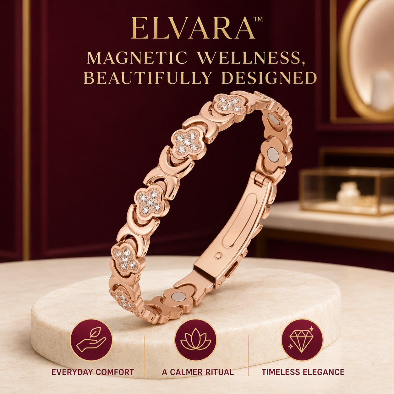 ELVARA™ Serenity Bloom Bracelet