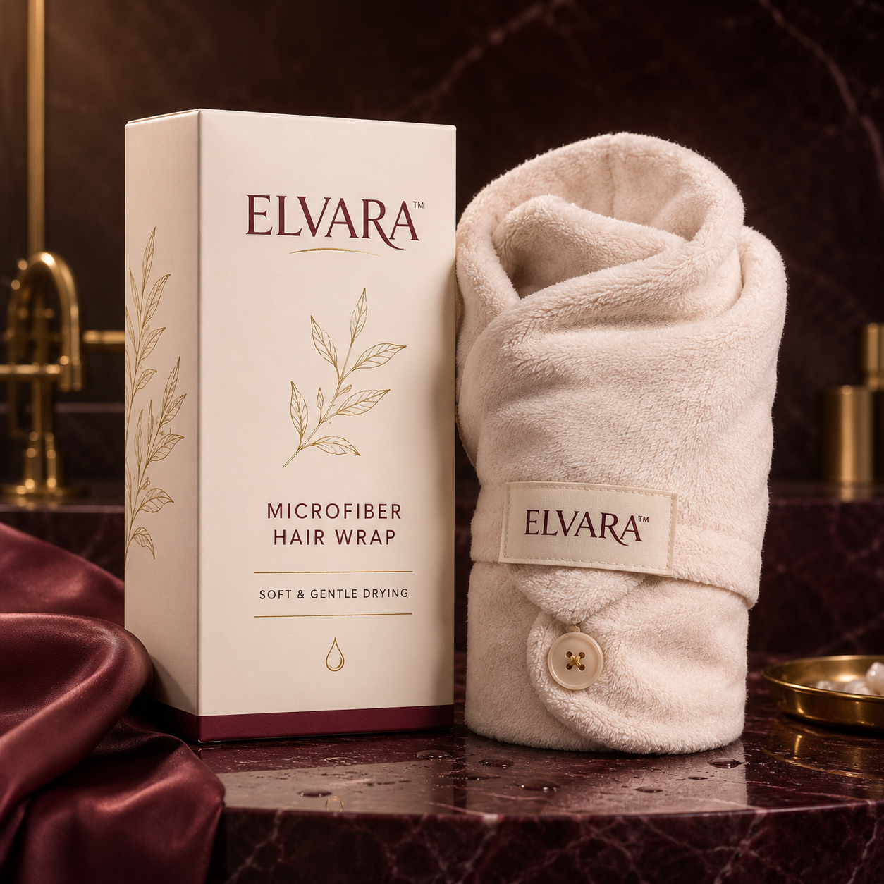 ELVARA™ Microfiber Hair Wrap